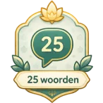 25 woorden